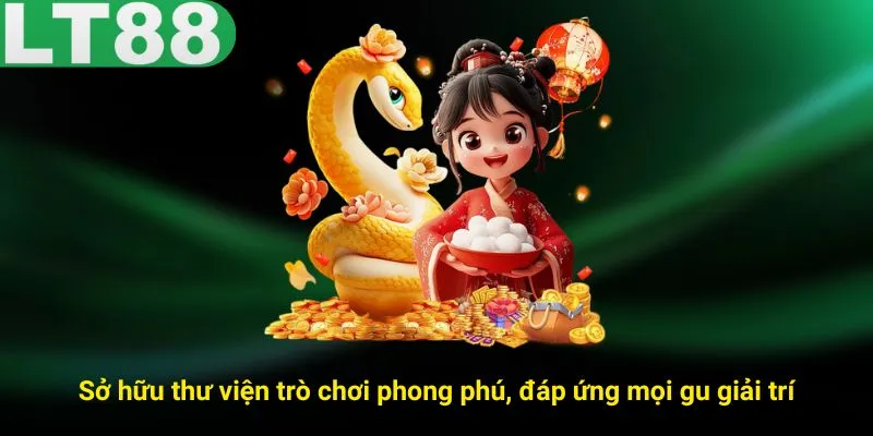 Sở hữu thư viện trò chơi phong phú