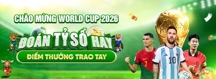 Thử tài dự đoán World Cup 2026 tại Trang cá cược 789BET để nhận những phần thưởng hấp dẫn