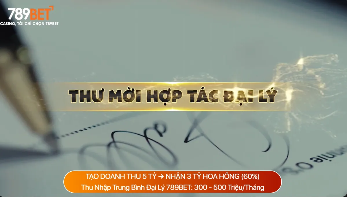 Chương trình Đại lý Trang cá cược 789BET mở ra cơ hội kiếm tiền thụ động cho tất cả mọi người 